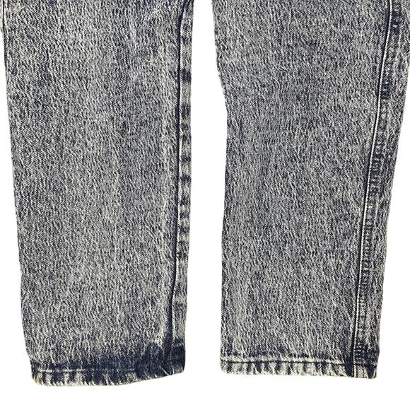 Vintage Rocky Mountain High Waist Acid Wash Bareback Jeans Western Flap Front - Picture 8 of 13